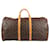 Louis Vuitton Keepall Monogram 55 Brown Leather  ref.1268740