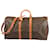 Louis Vuitton Keepall Bandoulière Monogram 55 Brown Leather  ref.1268741