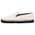 Bottega Veneta Off-White Intrecciato Leather Espadrille Flats Size 39 Beige  ref.1268744