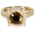 David Yurman Chatelaine Citrin- und Diamantring in 18K Gelbgold 0.15 ctw Gelbes Gold  ref.1268749