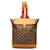 Brown Louis Vuitton Damier Ebene Arlequin Soho Backpack Leather  ref.1268782