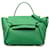 Céline Bolso satchel mini con cinturón Celine verde Cuero  ref.1268785