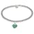 TIFFANY & CO. Ritorna al braccialetto Tiffany Blue Heart Tag in argento sterling  ref.1268821