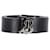 Burberry TB Buckle Belt in Black Leather  ref.1268921