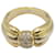 Cartier Tri-Color Diamond-Set Ring in 18K Gold Golden Metallic Metal  ref.1268923