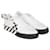 Off White Off-White Low Vulkanisierte Canvas-Sneakers - Weiß Schwarz Leder Kalbähnliches Kalb  ref.1268932