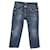 Dolce & Gabbana Cropped Denim Jeans in Blue Cotton  ref.1268937