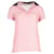Miu Miu Strukturiertes Poloshirt aus rosa Polyamid Pink  ref.1268962