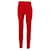 Pantalones Gucci Slim Fit en Viscosa Roja Fibra de celulosa  ref.1268966