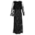 Vestido Burberry de manga transparente em poliéster preto  ref.1268968