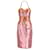 Vestido con cuello halter de Burberry en poliéster rosa  ref.1268969