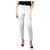 Autre Marque Calça branca com bolso elástico na cintura - tamanho UK 12 Branco Algodão  ref.1268998