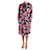 Marni Black rose-print midi dress - size IT 40 Cotton  ref.1269003