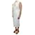 Roksanda Vestido camisero sin mangas color crema - talla UK 10 Crudo  ref.1269007