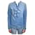 Autre Marque NSF Blue Long sleeve ruffle detail shirt - size S  ref.1269008