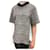 Phillip Lim Black short sleeves checked frinch blouse - size UK 10  ref.1269009