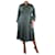 Autre Marque Green short-sleeved wrap dress - size M Tencel  ref.1269014