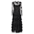 Alessandra Rich Black Chantilly Lace Gown Nylon  ref.1269023