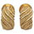 Dior Gold Gold-Tone Clip-On Earrings Golden Metal Gold-plated  ref.1269045