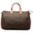 Louis Vuitton Monogram Brown Speedy 35 Toile Marron  ref.1269060