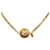 Chanel Gold CC Medaillon Halskette Golden Metall Vergoldet  ref.1269063