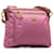 Prada – Umhängetasche aus Tessuto mit Saffiano-Besatz in Rosa Pink Nylon Tuch  ref.1269065