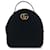 Kleiner Gucci GG Marmont Matelasse-Rucksack aus Samt, schwarz Tuch  ref.1269069