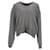 Tommy Hilfiger Damen Lässiger Pullover mit V-Ausschnitt aus Alpaka-Mischung aus grauem Acryl  ref.1269106