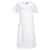 Tommy Hilfiger Damen T-Shirt-Kleid aus Baumwolle mit Kordelzug aus weißer Baumwolle  ref.1269109