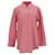 Tommy Hilfiger Top tejido tipo camisa de manga larga extragrande para mujer Roja Algodón  ref.1269115