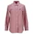 Tommy Hilfiger Top tejido tipo camisa de manga larga extragrande para mujer Roja Algodón  ref.1269118