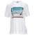 Tommy Hilfiger Damen T-Shirt mit Strand-Print aus Bio-Baumwolle in Weiß  ref.1269120
