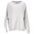 Suéter feminino Tommy Hilfiger com ajuste relaxado em algodão cru Branco  ref.1269136