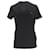 Camiseta feminina Tommy Hilfiger Heritage com gola redonda em algodão preto  ref.1269143
