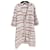 Chanel Chaqueta de tweed tejida con botones de joya CC. Beige  ref.1269147