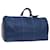 Louis Vuitton Epi Keepall 60 Bolso Boston Vintage Azul M42945 Bases de autenticación de LV12009 Cuero  ref.1269179