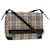 BURBERRY Nova Check Shoulder Bag Canvas Beige Auth 67087 Cloth  ref.1269223