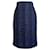 Chanel 4K$ Lesage Ribbon Tweed Skirt Blue  ref.1269252