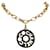 Gold Chanel Logo Pendant Necklace Golden Yellow gold  ref.1269359