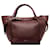 Big Bag Céline Bolso satchel grande pequeño Celine burdeos Cuero  ref.1269371