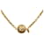 Goldene Chanel CC-Medaillon-Halskette Gelbes Gold  ref.1269426