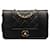 Sac bandoulière portefeuille Chanel Mademoiselle noir sur chaîne Cuir  ref.1269478