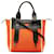 Orange Prada Canvas Ouverture Satchel Leather  ref.1269487