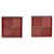 Boutons de manchette Louis Vuitton Damier roses Argent  ref.1269489