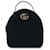 Kleiner schwarzer Gucci-Rucksack aus Samt GG Marmont Matelassé  ref.1269507