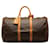 Keepall marron à monogramme Louis Vuitton 50 Sac de voyage Cuir  ref.1269543
