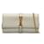 Jackie Gucci blanche 1961 SAC BANDOULIERE WALLET ON CHAIN Cuir  ref.1269567