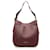 Burgundy Burberry Elmstone Shoulder Bag Dark red Leather  ref.1269584