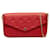 Red Louis Vuitton Monogram Empreinte Pochette Felicie Crossbody Bag Leather  ref.1269594