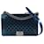 Blue Chanel Medium Patent Boy Flap Crossbody Bag Leather  ref.1269605